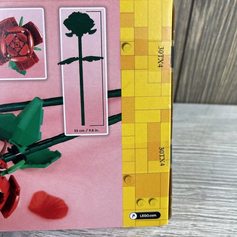 Valentines Day LEGO Flowers: Roses (40460) New Sealed